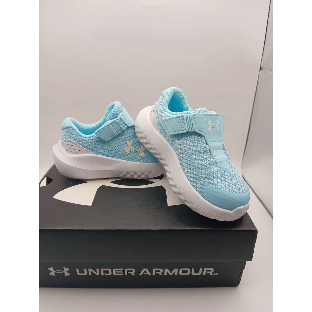 Under Armour UA GINF Surge 4 AC Toddler Girls Sneakers Light Blue 5K 3027110-494